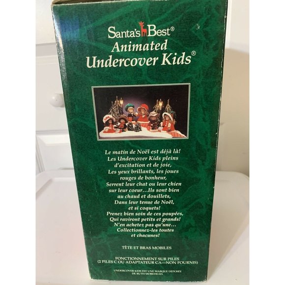 Santa's Best Rare‎ Vintage Ruth Morehead Undercover Kids Boy 12" Animated Figure - Picture 8 of 9